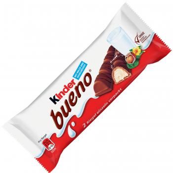 kinder bueno Waffel-Riegeln mit Füllung aus feiner Milch-Haselnuss-Creme