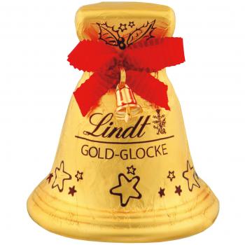 Lindt Gold Glocke 100g Glocken-Hohlfigur aus Alpenvollmilchschokolade