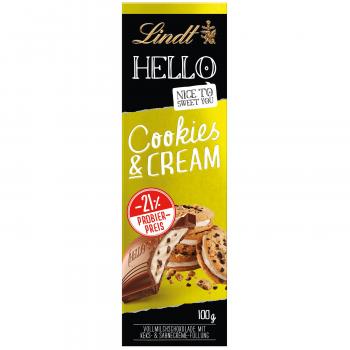 Lindt Hello Cookies & Cream 100g