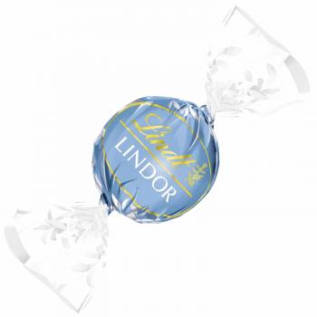 Lindt Lindor Kugel Milk & White Schoko-Kugel aus Vollmilchschokolade 1 Stück