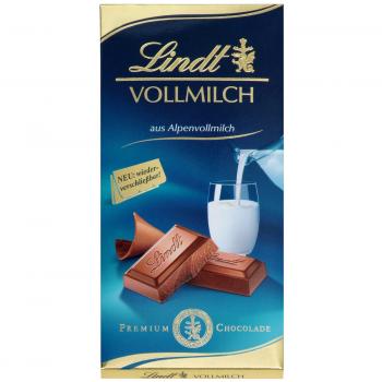 Lindt Vollmilch 100g Alpenvollmilch-Schokolade