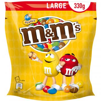 m&m's Peanut 330g Erdnüsse in Milch-Schokolade mit Zucker-Überzug