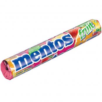 Mentos Mentos Fruit Rolle Kaudragees mit Fruchtgeschmack