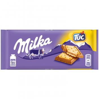 Milka TUC 87g Schokolade mit 20 gesalzenen Kräckern