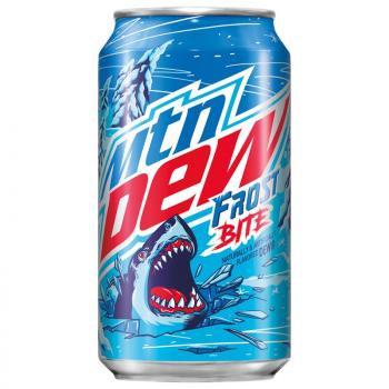 Mountain Dew Frost Bite 355ml  MTN DEW muss nicht grün sein. Unsere breite Aromen-Kollektion hat für jeden etwas.