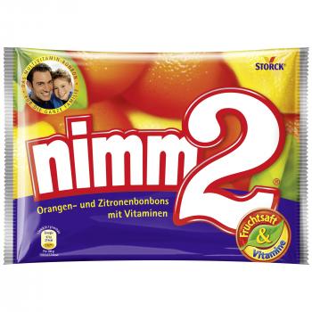 nimm2 240g Orangen- und Zitronenbonbons mit wertvollen Vitaminen