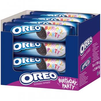 Oreo Birthday Party Kakaokekse mit Karamellgeschmackfüllung und bunten Streuseln