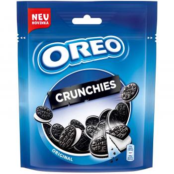 Oreo Crunchies Original Mini-Kakaokekse mit Cremefüllung mit Vanillegeschmack