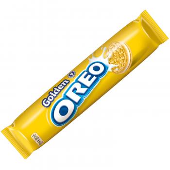 Oreo Golden 154g Kekse mit einer Cremefüllung mit Vanillegeschmack