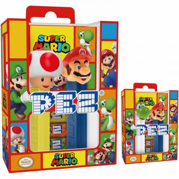 PEZ Nintendo Super Mario Twinpack + PEZ Bonbons 4er