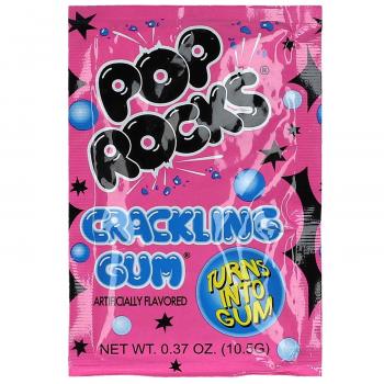 Pop Rocks Crackling Gum Knister Kaugummi  mit Bubble Gum Geschmack