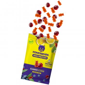 Powerbeärs High Protein Blueberry & Lemon sugar free 50g