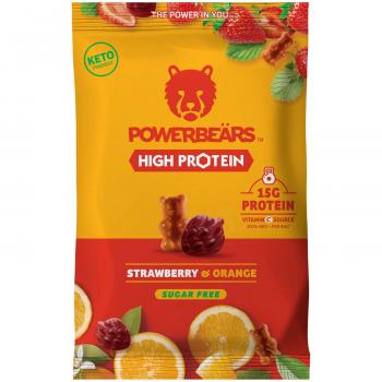 Powerbeärs High Protein Strawberry & Orange sugar free