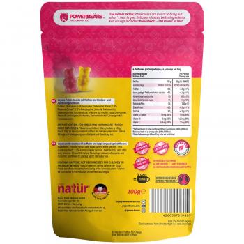 Powerbeärs Vegan Gamer PowerUp Raspberry & Apricot 100g