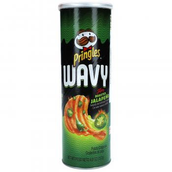 Pringles Wavy Fire Roasted Jalapeño Chips