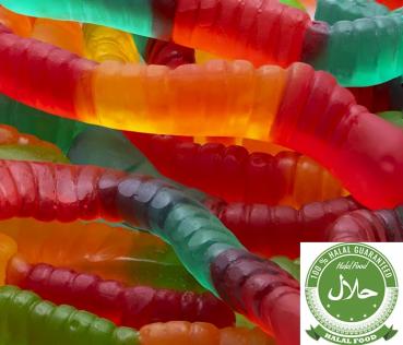 Worms 1Kg Halal Fruchtgummi