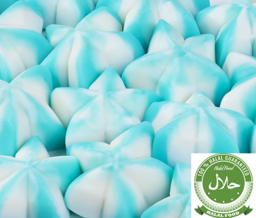 Blue Raspberry Stars 1Kg Halal Fruchtgummi