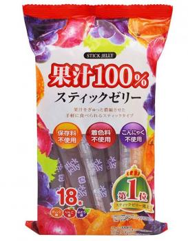 Japan Ribon Fruit Jelly Sticks 280g