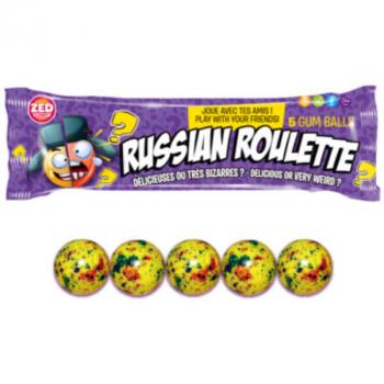 ZED Candy Russisch Roulette 5 Kaugummi Kugeln