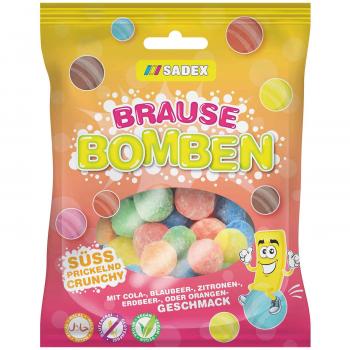 Sadex Brause Bomben Bonbons mit Brausepulverkern