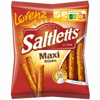 Saltletts Maxi Sticks 125g XXL-Salzstangen mit Meersalz