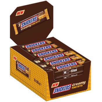 Snickers Creamy Peanut Butter 24 x 36.5g