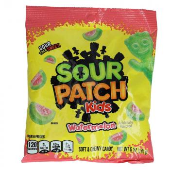 Sour Patch Kids Watermelon Saures Fruchtgummi mit Wassermelonen Geschmack