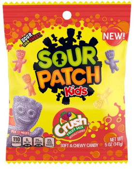 Sour Patch Kids TroSour Patch Kids Crush Bags 141g Saures Fruchtgummipical 141g