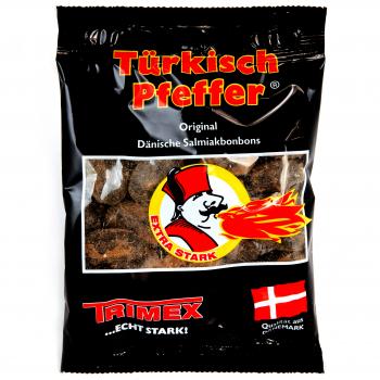 Türkisch Pfeffer 400g Original dänische Lakritz-Bonbons mit extrastarker Salmiak-Pulver-Füllung