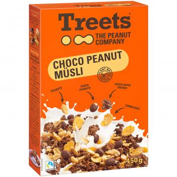 Treets - The Peanut Company Choco Peanut Müsli 450g