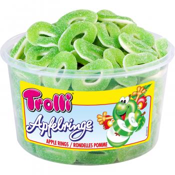 Trolli Apfelringe 150 weiche gezuckerte und saure Apfel Ringe