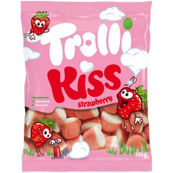 Trolli Kiss 150g Kandierte softe Schaumzuckerstücke