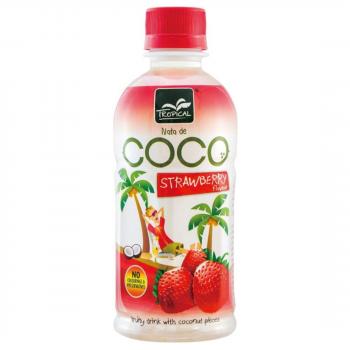 Tropical Nata de Coco Strawberry, 320 ml