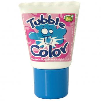 Tubble Gum Raspberry 35g Tube mit zungenfärbendem Kaugummi