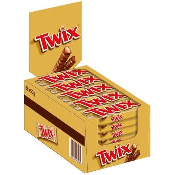 Twix Knusperkeks Riegel 25x50g