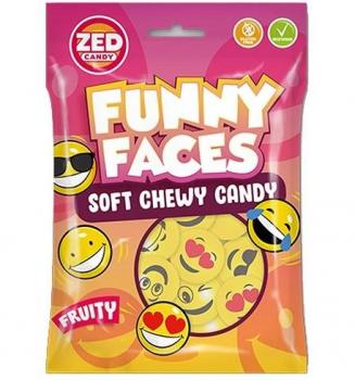 ZED Candy Smiley Faces Kaubonbons sauer