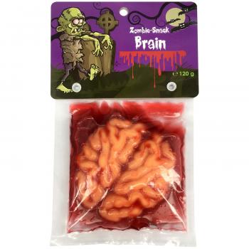 Zombie-Snack Brain 120g Fruchtgummi-Hirn in Zuckersirup