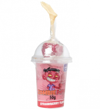 Zombie Hand Dipper Lollie mit Brausepulver 50g