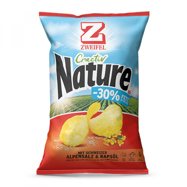 Zweifel Chips Cractiv Nature 160g