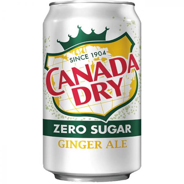 Canada Dry Ginger Ale Zero USA 355ml 