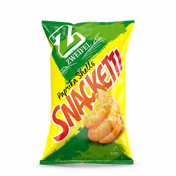 Zweifel Snacketti Chips Paprika Shells 75g 