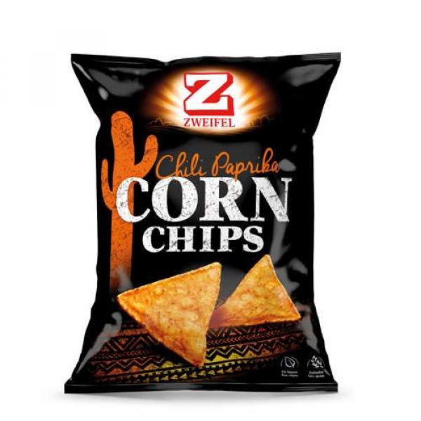 Zweifel Corn Chips Chili Paprika 125g 