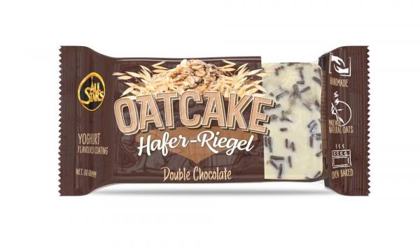 All Stars Oatcake Hafer Riegel 80g Double Chocolate