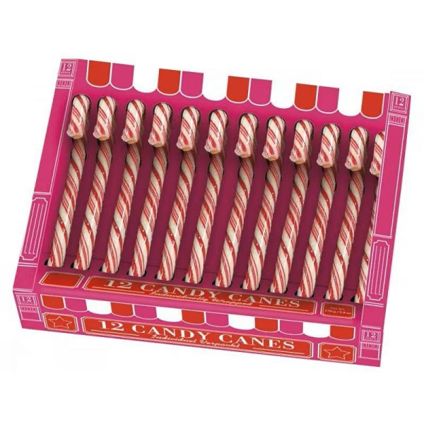 Hamlet Candy Canes Zuckerstangen 12x12g Rot/Weiss