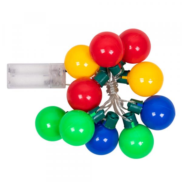 LED Lichterkette Funball 140 cm, Ø 5 cm