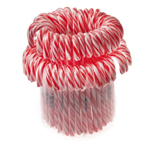 Candy Canes Zuckerstangen 13cm rot-weiß 50 Stück