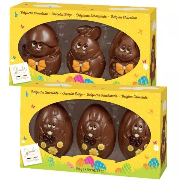 Hamlet Happy Bunnys Osterhasen 3x50g Belgische Schokolade