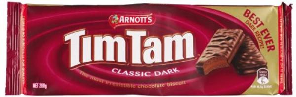 TimTams Classic Dark Chocolate 200g von Arnotts. Ein Stückchen Down-Under. 