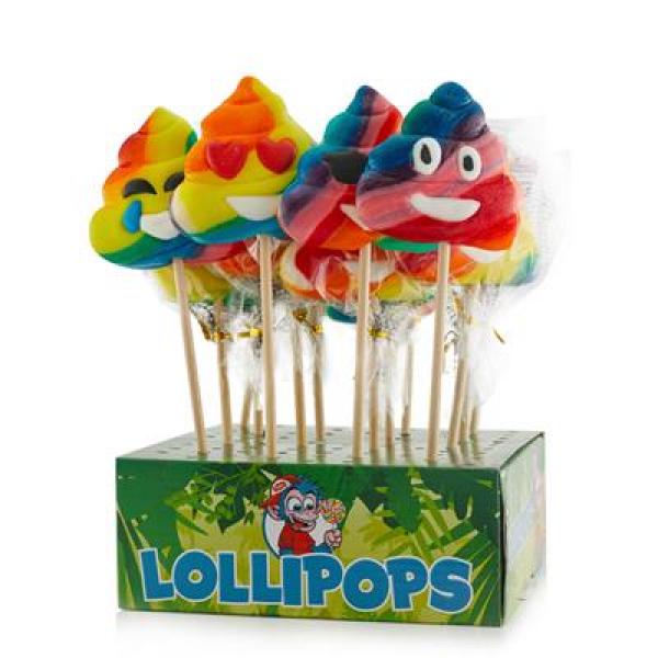 Felko Rainbow Poo Pops Lolly 65g