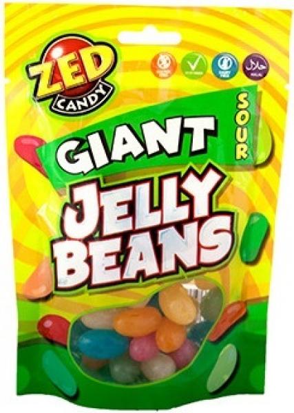 ZEDCandy Giant Sour Jelly Beans 140g